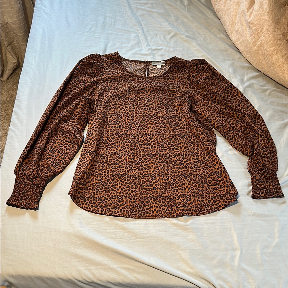 Leopard Print Women's Top